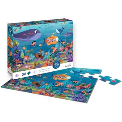 Sentosphère Sentosphere Calypto 3907606 onderwaterpuzzel 36 puzzels met zacht gevoel voor kinderen vanaf 4 jaar fluweelzacht oppervlak met poster voor kinderen vanaf 4 jaar Sentosphère Sentosphere Calypto 3907606 onderwaterpuzzel 36 puzzels met zacht gevoel voor kinderen vanaf 4 jaar fluweelzacht oppervlak met poster voor kinderen vanaf 4 jaar