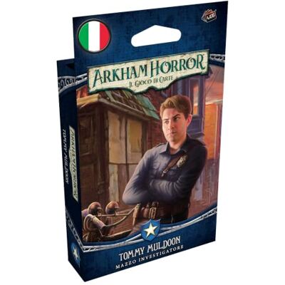 Asmodee – Arkham Horror: Le Jeu de Cartes: Tommy Muldoon – Détecteur, Jeu de Cartes, 14+ Années, 1-4 Joueurs, 60-120 min, Édition en Italien Asmodee – Arkham Horror: Le Jeu de Cartes: Tommy Muldoon – Détecteur, Jeu de Cartes, 14+ Années, 1-4 Joueurs, 60-120 min, Édition en Italien