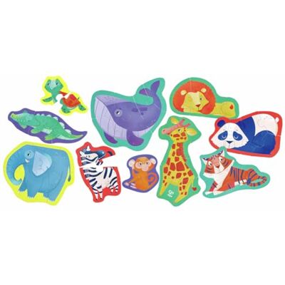 Hape Puzzel, meerkleurig, E1647 Hape Puzzel, meerkleurig, E1647