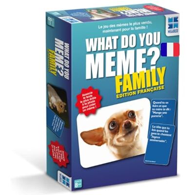 Megableu What Do You Meme? Franse Family Edition Kaartspel Ambiance Game Bordspel Om met familie of vrienden te spelen Vanaf 8 jaar Megableu What Do You Meme? Franse Family Edition Kaartspel Ambiance Game Bordspel Om met familie of vrienden te spelen Vanaf 8 jaar