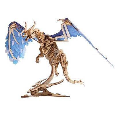UGEARS Draak van windstormen houten model om te bouwen 3D-puzzel met elastische motor puzzel voor volwassenen en kinderen 14+ UGEARS Draak van windstormen houten model om te bouwen 3D-puzzel met elastische motor puzzel voor volwassenen en kinderen 14+