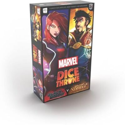 USAopoly Marvel Dice Throne 2 Hero Box met Black Widow; Doctor Strange Standalone Competitive Dice Game Officieel gelicentieerd Marvel Game Compatibel met The Dice Throne Ecosystem USAopoly Marvel Dice Throne 2 Hero Box met Black Widow; Doctor Strange Standalone Competitive Dice Game Officieel gelicentieerd Marvel Game Compatibel met The Dice Throne Ecosystem