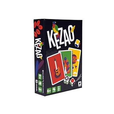 Pixie Games KEZAO Kleurrijk en grappig kaartspel met dobbelstenen, snelheid en observatie, gezelschapsspel voor familie en kinderen Pixie Games KEZAO Kleurrijk en grappig kaartspel met dobbelstenen, snelheid en observatie, gezelschapsspel voor familie en kinderen