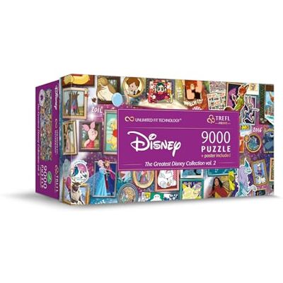 Trefl Prime UFT-puzzel: The Greatest Disney Collection vol. 2-9.000 stukjes, Disney-figuren, grote puzzel, dik karton, voor volwassenen en kinderen vanaf 15 jaar Trefl Prime UFT-puzzel: The Greatest Disney Collection vol. 2-9.000 stukjes, Disney-figuren, grote puzzel, dik karton, voor volwassenen en kinderen vanaf 15 jaar