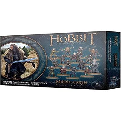 Games Workshop Warhammer Le Hobbit Thorin Oakenshield en Compagnie 60-27 zwart Games Workshop Warhammer Le Hobbit Thorin Oakenshield en Compagnie 60-27 zwart