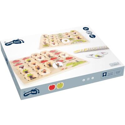 small foot Wie ben ik? 4 Friends van hout, kleurrijk design, gezelschapsspel voor kinderen vanaf 4 jaar, 12363 small foot Wie ben ik? 4 Friends van hout, kleurrijk design, gezelschapsspel voor kinderen vanaf 4 jaar, 12363