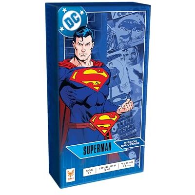 Topi Games Jeu de Société Superman Mission Sauvetage Jeu de Cartes Coopératif Stratégique Licence Officiel DC 2 à 6 Joueurs 15 Min 138 Cartes Cadeau Enfant 7 Ans + Topi Games Jeu de Société Superman Mission Sauvetage Jeu de Cartes Coopératif Stratégique Licence Officiel DC 2 à 6 Joueurs 15 Min 138 Cartes Cadeau Enfant 7 Ans +