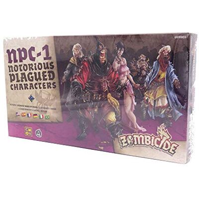 Asmodee CMON Zombicide Black Plague 11 NPC-1 Notorious Plagued Characters Asmodee CMON Zombicide Black Plague 11 NPC-1 Notorious Plagued Characters
