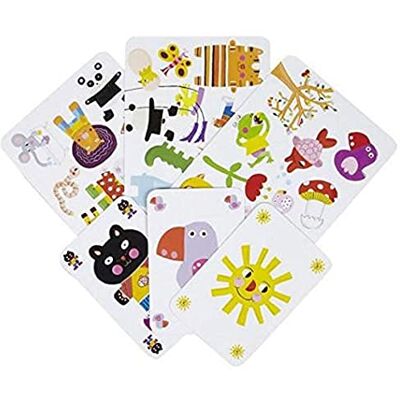 Djeco Minimatch kaartspel, meerkleurig (35175) Djeco Minimatch kaartspel, meerkleurig (35175)