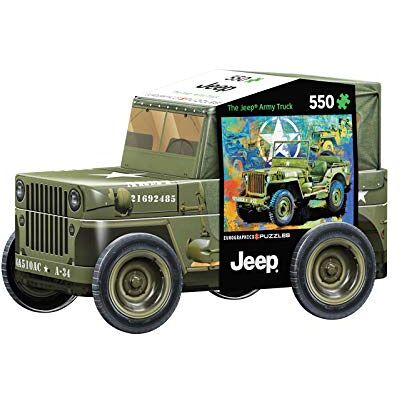EuroGraphics Militaire Jeep Tin EuroGraphics Militaire Jeep Tin