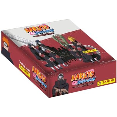 Panini Naruto Shippuden Trading Cards 2 doos met 18 hoesjes, 004629BOX18F Panini Naruto Shippuden Trading Cards 2 doos met 18 hoesjes, 004629BOX18F