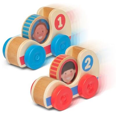 Melissa & Doug GO Tots Houten raceauto met verzamelfiguren, houten speelgoed voor kinderen, ontwikkelingsspeelgoed voor baby's, vanaf 12 maanden, cadeau voor baby's, jongens en meisjes Melissa & Doug GO Tots Houten raceauto met verzamelfiguren, houten speelgoed voor kinderen, ontwikkelingsspeelgoed voor baby's, vanaf 12 maanden, cadeau voor baby's, jongens en meisjes