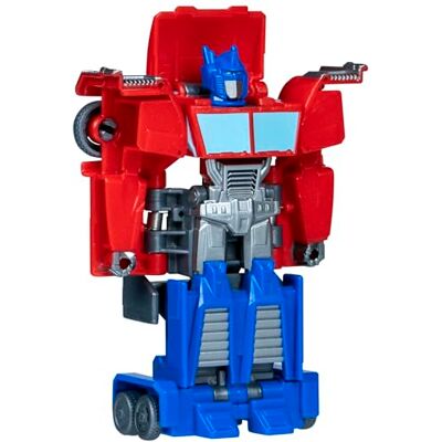 Transformers Earthspark Smash Changers 1 stap, Optimus Prime figuur Transformers Earthspark Smash Changers 1 stap, Optimus Prime figuur