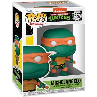 Funko Pop! TV: Teenage Mutant Ninja Turtles (Teenage Mutant Ninja Turtles (TMNT)) Michelangelo Ninja Turtles Vinyl figuur om te verzamelen Cadeau-idee Officiële producten Funko Pop! TV: Teenage Mutant Ninja Turtles (Teenage Mutant Ninja Turtles (TMNT)) Michelangelo Ninja Turtles Vinyl figuur om te verzamelen Cadeau-idee Officiële producten
