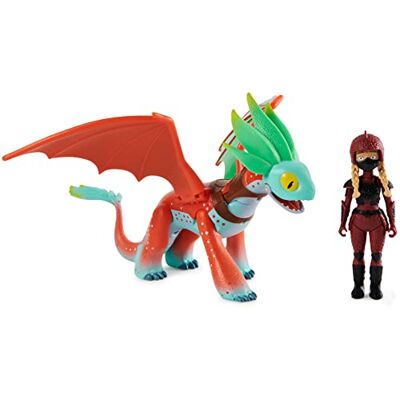 Dreamworks Dragons Adventure Set, Alex and Feathers figuren, The Nine Realms, speelgoed voor kinderen vanaf 4 jaar Dreamworks Dragons Adventure Set, Alex and Feathers figuren, The Nine Realms, speelgoed voor kinderen vanaf 4 jaar