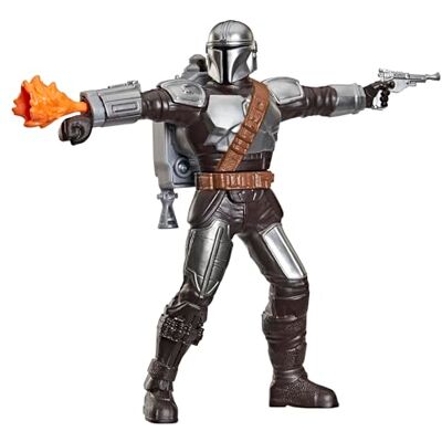 Star Wars De elektronische Mandalorian, 15 cm figuur met geluidseffecten, interactief speelgoed voor meisjes en jongens, vanaf 4 jaar Star Wars De elektronische Mandalorian, 15 cm figuur met geluidseffecten, interactief speelgoed voor meisjes en jongens, vanaf 4 jaar