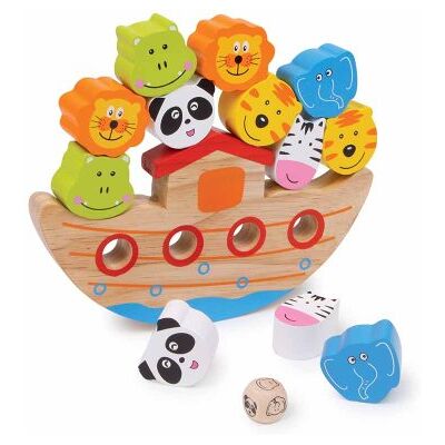 small foot "Balancing Ark", houten schommelspel met Noah's Ark, motorvaardigheden spel inclusief dice, vanaf 3 jaar, 2490 small foot "Balancing Ark", houten schommelspel met Noah's Ark, motorvaardigheden spel inclusief dice, vanaf 3 jaar, 2490