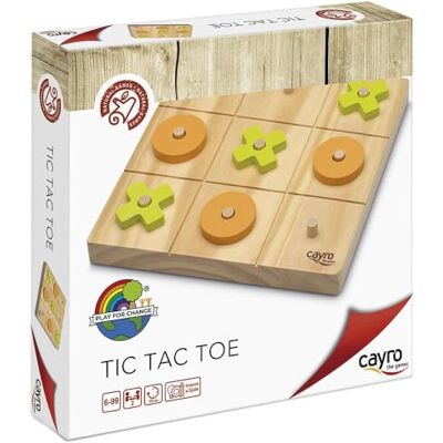 Cayro Tic TAC Toe – drie uit Raya – FSC-hout – Hability-spel – (680) Cayro Tic TAC Toe – drie uit Raya – FSC-hout – Hability-spel – (680)