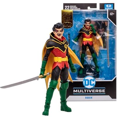Bizak McFarlane DC Muliverse 64387111 Sculpture Robin Damian Wayne Classic verzamelfiguur, meerkleurig, 17 cm Bizak McFarlane DC Muliverse 64387111 Sculpture Robin Damian Wayne Classic verzamelfiguur, meerkleurig, 17 cm