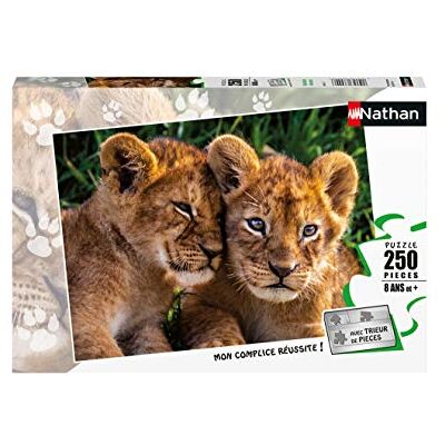 Nathan Kinderpuzzel 250 stukjes Schattige leeuwenwelpen Meisjes of jongens vanaf 8 jaar Hoogwaardige puzzel Dieren 86881 Nathan Kinderpuzzel 250 stukjes Schattige leeuwenwelpen Meisjes of jongens vanaf 8 jaar Hoogwaardige puzzel Dieren 86881
