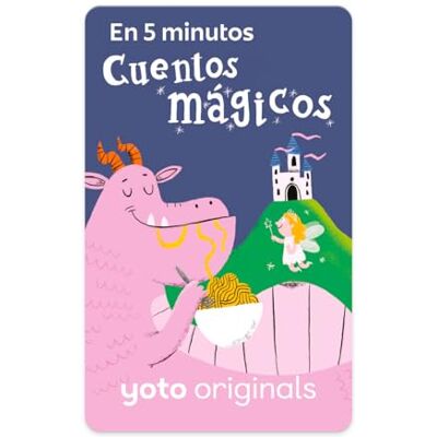 YOTO In 5 minuten: magische sprookjes (Castiliaans) Audiokaart in het Spaans. Kindersprookjes zonder schermen, ideaal om te spelen, te slapen of te reizen. Compatibel met Player-speler. Leeftijd 4+. YOTO In 5 minuten: magische sprookjes (Castiliaans) Audiokaart in het Spaans. Kindersprookjes zonder schermen, ideaal om te spelen, te slapen of te reizen. Compatibel met Player-speler. Leeftijd 4+.