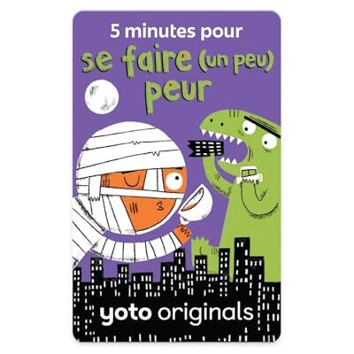 YOTO 5 minuten om (een beetje) bang te zijn, audioboek voor kinderen in het Frans, om op verhalenverteller te luisteren, nachtlampje, verhalenbox, speler en mini, Halloween-verhalen voor kinderen YOTO 5 minuten om (een beetje) bang te zijn, audioboek voor kinderen in het Frans, om op verhalenverteller te luisteren, nachtlampje, verhalenbox, speler en mini, Halloween-verhalen voor kinderen
