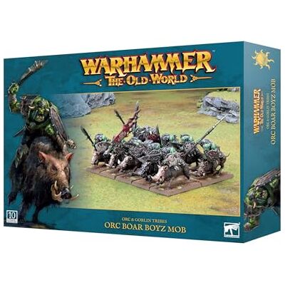 Games Workshop Warhammer The Old World Orc and Goblin Stam: Orc Boar Boyz Mob Games Workshop Warhammer The Old World Orc and Goblin Stam: Orc Boar Boyz Mob