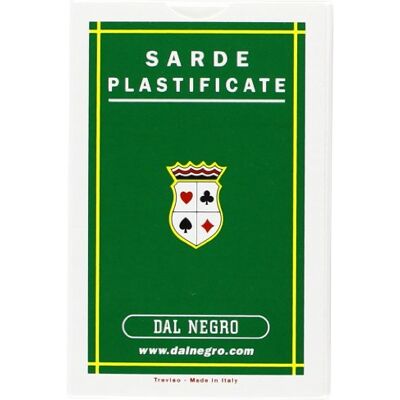 Dal Negro Dal 10041 Sardes regionale speelkaarten, groen etui Dal Negro Dal 10041 Sardes regionale speelkaarten, groen etui