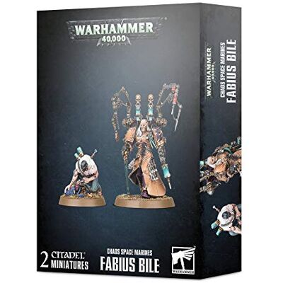 Games Workshop Warhammer 40.000 Chaos Space Marines Fabius Bile, Grijs Games Workshop Warhammer 40.000 Chaos Space Marines Fabius Bile, Grijs