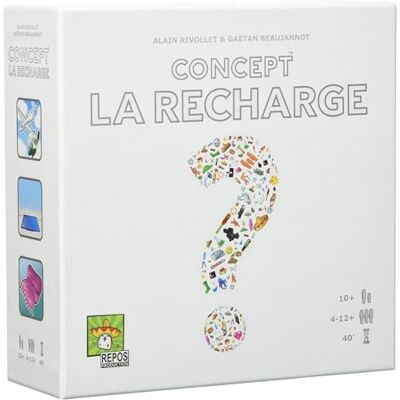 Asmodee Repos Production Concept – uitbreiding van de navulling gezelschapsspel vanaf 10 jaar 4-12 spelers 40 minuten Asmodee Repos Production Concept – uitbreiding van de navulling gezelschapsspel vanaf 10 jaar 4-12 spelers 40 minuten