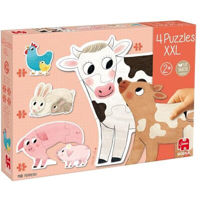 Goula Dujardin XXL Puzzel Mummies & Baby's 14 stukjes Grote kinderpuzzel Vanaf 2 jaar Goula Dujardin XXL Puzzel Mummies & Baby's 14 stukjes Grote kinderpuzzel Vanaf 2 jaar