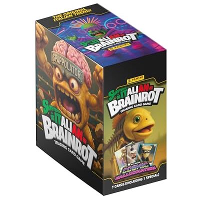 Panini SKIFIDOL Italian Brainrot Trading Cards Game 2 Box met 24 zakjes Panini SKIFIDOL Italian Brainrot Trading Cards Game 2 Box met 24 zakjes