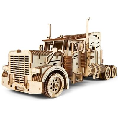 UGEARS 70056 Zware Vrachtwagen Model DIY VM-03 met Bestuurdershuis Milieuvriendelijk Multiplex Geen Lijm Nodig Houten Model Bouwset UGEARS 70056 Zware Vrachtwagen Model DIY VM-03 met Bestuurdershuis Milieuvriendelijk Multiplex Geen Lijm Nodig Houten Model Bouwset