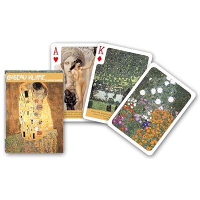 Piatnik Gustav Klimt 1615 kaartspel, 1 x 55 vellen, maat S Piatnik Gustav Klimt 1615 kaartspel, 1 x 55 vellen, maat S