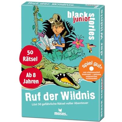 moses black stories junior Ruf der Wildnis: Löst 50 gefährliche Rätsel voller Abenteuer moses black stories junior Ruf der Wildnis: Löst 50 gefährliche Rätsel voller Abenteuer