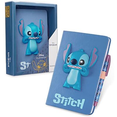 Disney Stitch notitieboekjes, leuke schrijfwaren, A5 Stitch 3D notitieboekjes en Stitch pen, Lilo and Stitch cadeau-idee voor kinderen, tienermeisjes, vrouwen, lerarengeschenken Disney Stitch notitieboekjes, leuke schrijfwaren, A5 Stitch 3D notitieboekjes en Stitch pen, Lilo and Stitch cadeau-idee voor kinderen, tienermeisjes, vrouwen, lerarengeschenken
