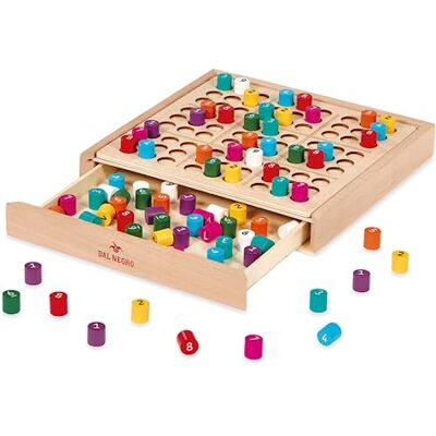 Dal Negro Dal Our Sudoku tafelspel van hout, geschikt voor kinderen van 8+ en voor het hele gezin, voor 2 of meer spelers, eenheidsmaat, 54112 Dal Negro Dal Our Sudoku tafelspel van hout, geschikt voor kinderen van 8+ en voor het hele gezin, voor 2 of meer spelers, eenheidsmaat, 54112