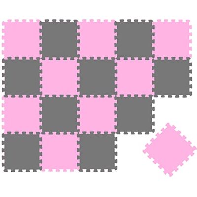 LittleTom 18-delige vloermatten voor baby's vanaf de eerste maand – 30 x 30 tegels van EVA-schuim – zacht speeloppervlak om te kruipen – puzzelvierkant antislip – bekleding voor de kinderkamer LittleTom 18-delige vloermatten voor baby's vanaf de eerste maand – 30 x 30 tegels van EVA-schuim – zacht speeloppervlak om te kruipen – puzzelvierkant antislip – bekleding voor de kinderkamer