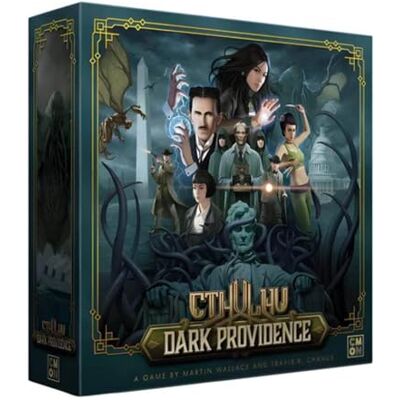 CMON Cthulhu: Dark Providence gezelschapsspel vanaf 14 jaar 1 tot 5 spelers 90 minuten speeltijd of meer CMON Cthulhu: Dark Providence gezelschapsspel vanaf 14 jaar 1 tot 5 spelers 90 minuten speeltijd of meer