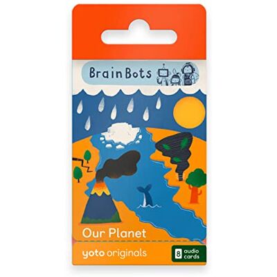 YOTO BrainBots: Our Planet, audioboekcollectie voor kinderen in het Engels om naar te luisteren op verhalenverteller en verhaaldoos voor kinderen Player en Mini, eerste verhalen 6-8 jaar YOTO BrainBots: Our Planet, audioboekcollectie voor kinderen in het Engels om naar te luisteren op verhalenverteller en verhaaldoos voor kinderen Player en Mini, eerste verhalen 6-8 jaar