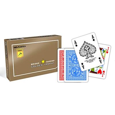Modiano Ramino Golden Trophy speelkaarten 300454 Modiano Ramino Golden Trophy speelkaarten 300454