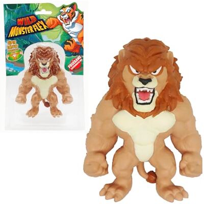 Bizak Monsterflex 64390011-6 Classic Animaux Wild Monster King Leo, super extensible et élastique, 25 cm, 14 à collectionner, pour fans et enfants à partir de 4 ans Bizak Monsterflex 64390011-6 Classic Animaux Wild Monster King Leo, super extensible et élastique, 25 cm, 14 à collectionner, pour fans et enfants à partir de 4 ans