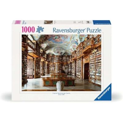 Ravensburger Puzzel 12001440 Bibliotheek van het klooster van St. Florian, Oostenrijk, puzzel met 1000 stukjes voor volwassenen en kinderen vanaf 14 jaar Ravensburger Puzzel 12001440 Bibliotheek van het klooster van St. Florian, Oostenrijk, puzzel met 1000 stukjes voor volwassenen en kinderen vanaf 14 jaar
