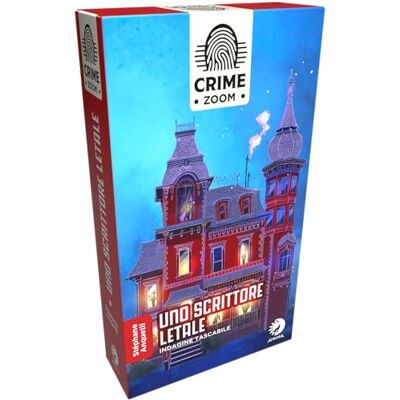 Asmodee Crime Zoom A Deadly Writer, kaartspel, investigatie, editie in Italië, 8152 Asmodee Crime Zoom A Deadly Writer, kaartspel, investigatie, editie in Italië, 8152