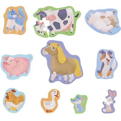 Hape Puzzel, meerkleurig, E1648 Hape Puzzel, meerkleurig, E1648