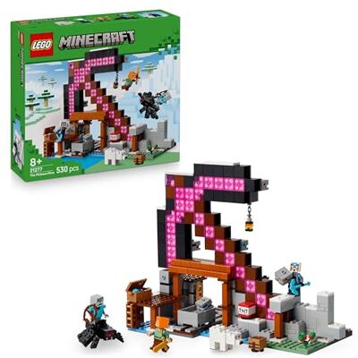 Lego Minecraft La Mine En Forme De Pioche Jeu De Construction Interactif Figurines d'Alex, D'un Mineur & D'une Araignée Décoration Pour Gamer Cadeau Collector Garçon Ou Fille Dès 8 Ans 21277 Lego Minecraft La Mine En Forme De Pioche Jeu De Construction Interactif Figurines d'Alex, D'un Mineur & D'une Araignée Décoration Pour Gamer Cadeau Collector Garçon Ou Fille Dès 8 Ans 21277