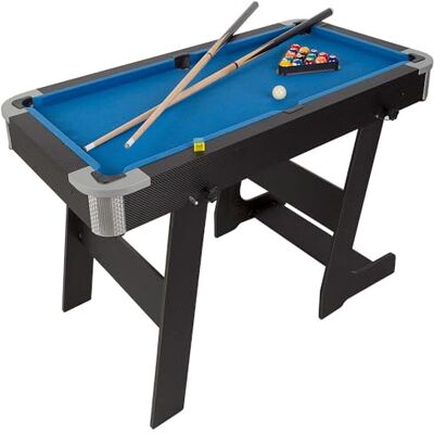 COLORBABY 85437 Opvouwbare multiplayer-tafel, biljart en tafeltennis, 120 x 61 x 73 cm, van hout, inclusief 2 staarten, 16 ballen, 1 krijt, 1 borstel, 1 driehoek, 2 schoppen, 1 net en 3 ballen, 6 jaar en ouder COLORBABY 85437 Opvouwbare multiplayer-tafel, biljart en tafeltennis, 120 x 61 x 73 cm, van hout, inclusief 2 staarten, 16 ballen, 1 krijt, 1 borstel, 1 driehoek, 2 schoppen, 1 net en 3 ballen, 6 jaar en ouder