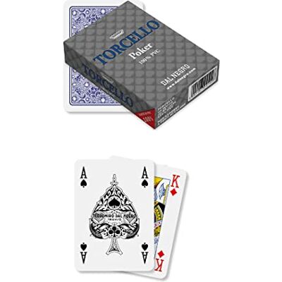 Dal Negro Dal 24102 hoezen – Poker Torcello eenvoudige hoes, blauw, speelkaarten Dal Negro Dal 24102 hoezen – Poker Torcello eenvoudige hoes, blauw, speelkaarten