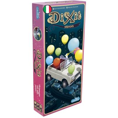 Asmodee Dixit: Mirrors Expansion Dixit tafelspel, editie in het Italiaans Asmodee Dixit: Mirrors Expansion Dixit tafelspel, editie in het Italiaans
