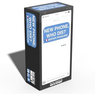 Megableu What do You Meme-New Phone Who DIS? gezelschapsspel kaartspel spel voor volwassenen vanaf 3 spelers vanaf 18 jaar Franse versie Megableu What do You Meme-New Phone Who DIS? gezelschapsspel kaartspel spel voor volwassenen vanaf 3 spelers vanaf 18 jaar Franse versie